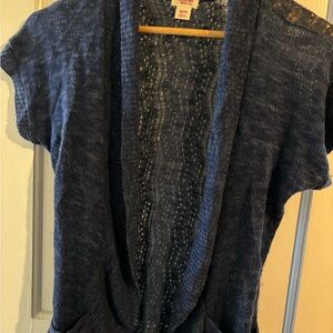 Mossimo Supply Co. Navy Open-Front Cardigan